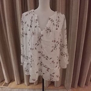 Gap Peasant Floral Blouse